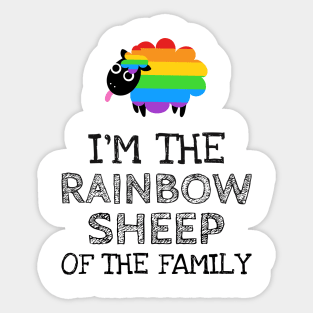 Rainbow Sheep Sticker